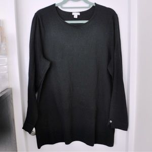 J. Jill Knit Tunic in Black